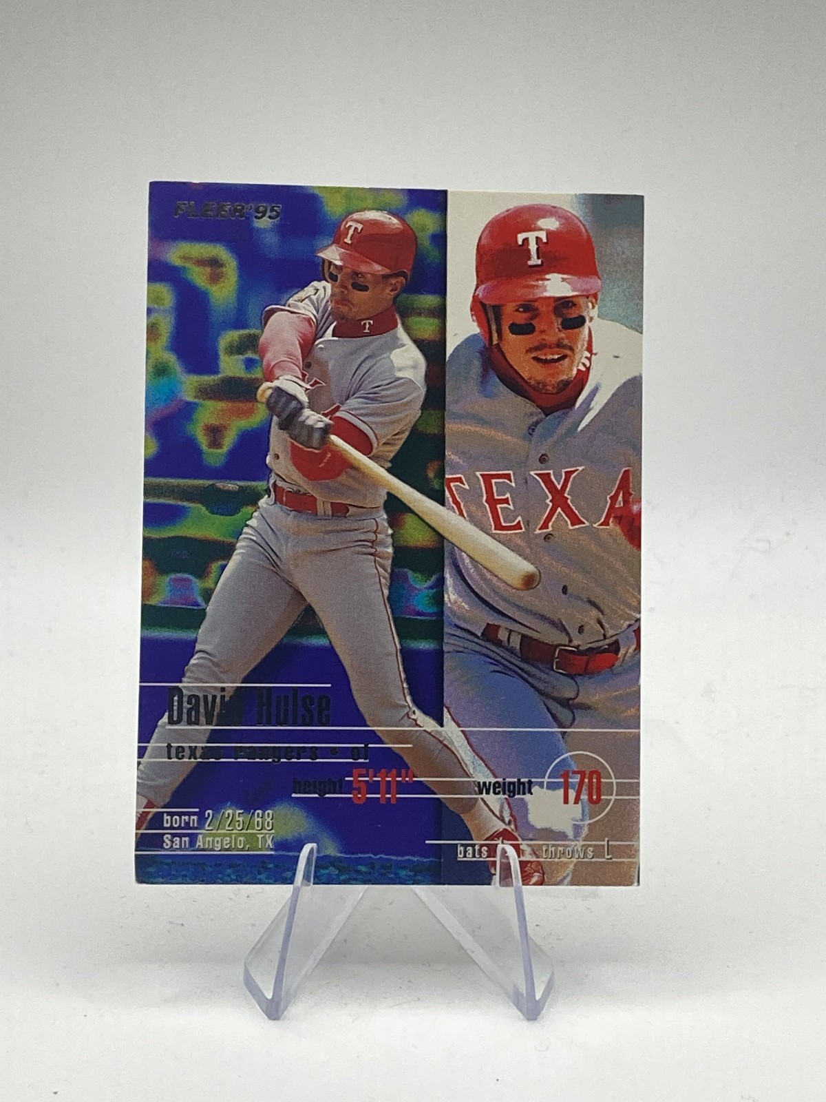 1995 Fleer - David Hulse #288 Texas Rangers