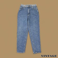 Vintage 90s Lee Tapered Leg Mom Jeans Mid Blue Stonewash W28 L30