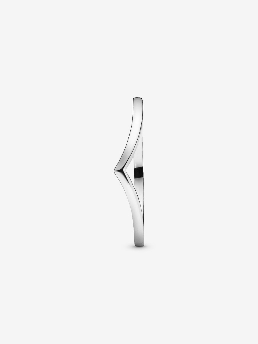 New* Pandora Polished Wishbone Ring-196314, 186314 | eBay