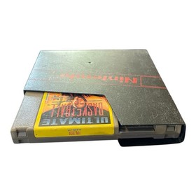 NES Ultimate Basketball Cartridge Nintendo Tested Label Damage