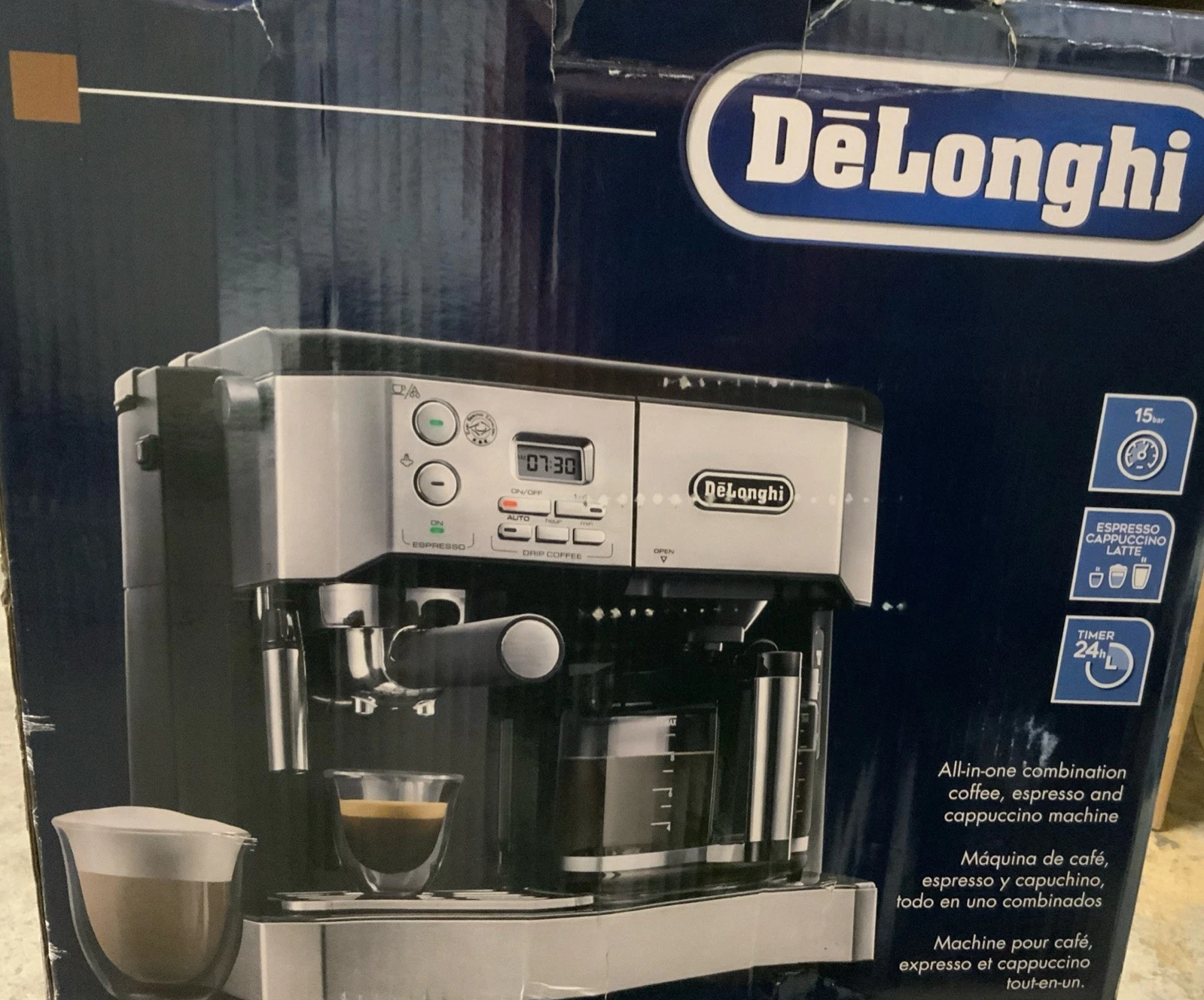 ➿ DeLonghi BCO430 Espresso Maker and 10-Cup Coffee Combo, Great👍
Opens in a new window or tab