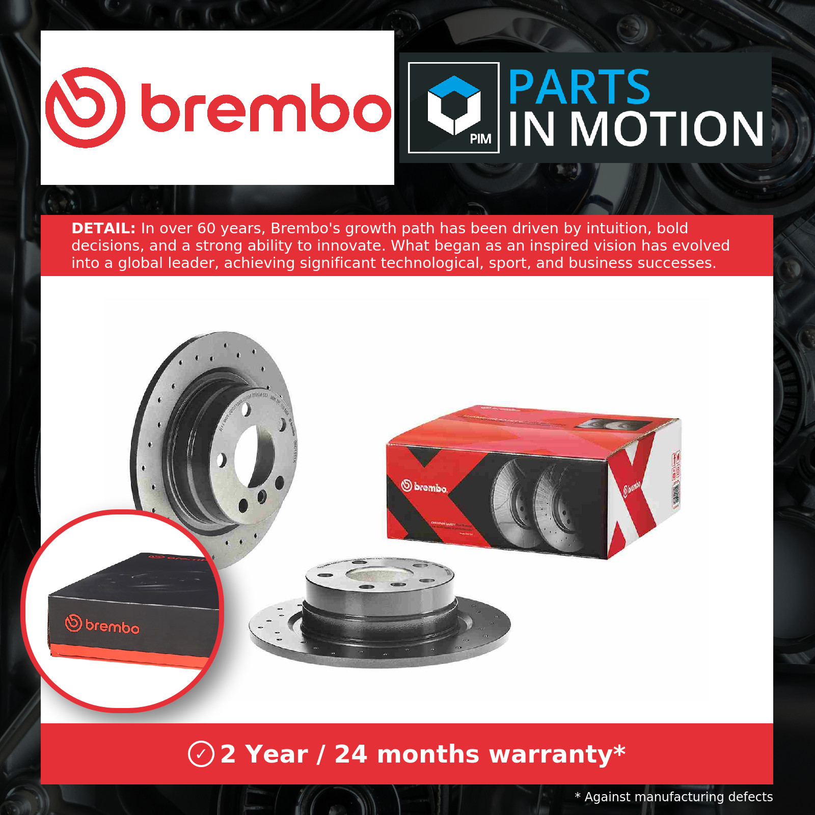 2x Brake Discs Pair fits BMW 218 F22, F23 1.5 Rear 15 to 21 290mm Set Brembo New - Image 8