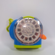 Vintage 2002 Fisher Price Blue Green VIEW-MASTER 3D VIEWER Start Reel Horizontal
