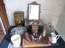 lot de brocante ancienne varié, objets d'occasion