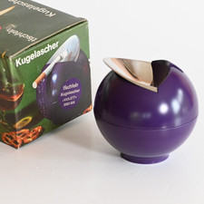 Space Age Pop Art Kugel Design Tischfein WMF Aschenbecher 70er Jahre Violett OVP