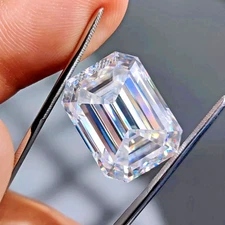 5.00 Ct Emerald Cut Natural D Color Loose Lab Grown CVD Diamond VVS1 Certified