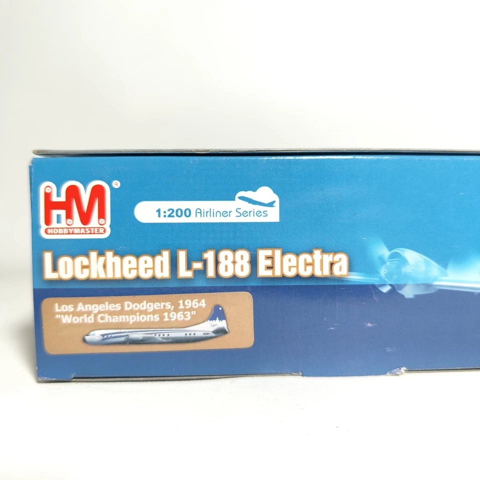 1:200 Hobby Master Los Angeles Dodgers Lockheed L-188 Electra HL1015 - Image 3 of 4