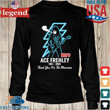 Collection Ace Frehley 1951-2025 Thank You For The Memories long sleeve