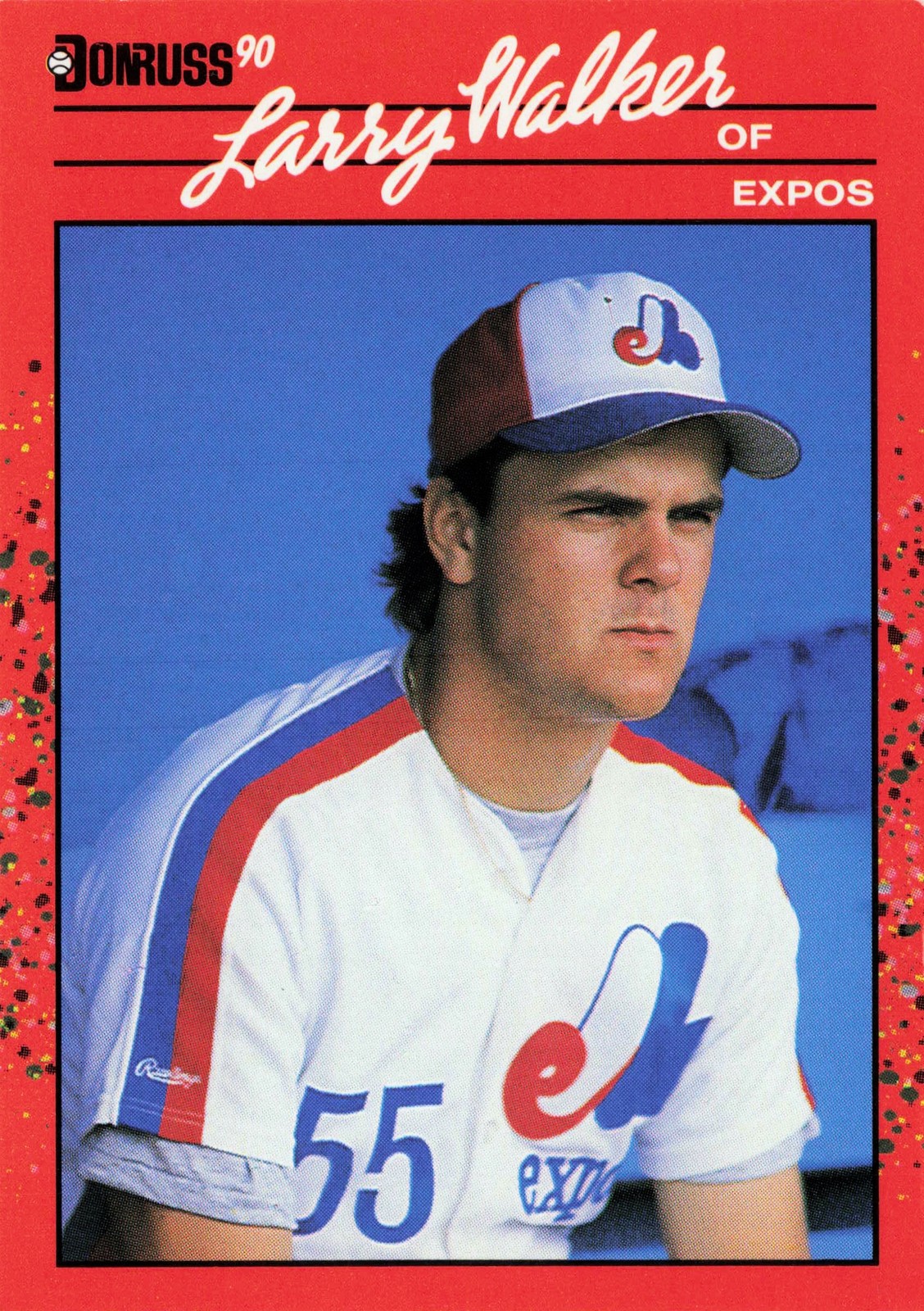 1990 Leaf Donruss Baseball #578 Larry Walker