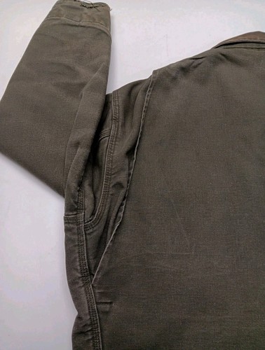 Vintage Carhartt Detroit Jacket J97 MOS Size Large Green Plaid Blanket Lined USA by Carhartt, Size L, $429 - Photo 12
