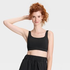 Women's High Support Convertible Sports Bra - All In Motion Black L