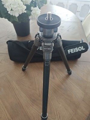 USED Gitzo #G1097 Compact Basalt Fiber Tripod W/Feisol Black Carrying Case