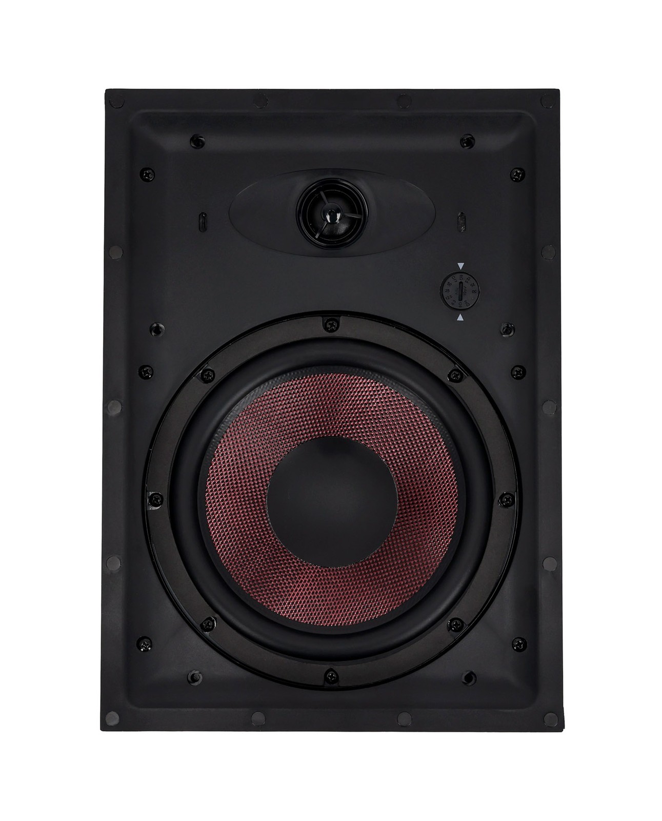 (4) Rockville WA870 8" 70V Commercial/Restaurant In-Wall Speakers+Receiver Amp