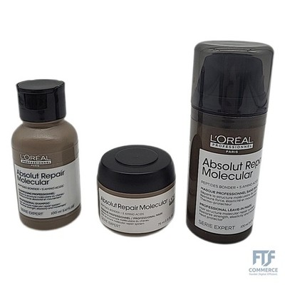 L'OREAL PROFESSIONNEL - Entdeckungsset Absolut Repair Molecular - Shampoo 100 ml