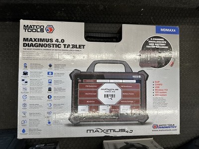 Matco Maximus Diagnostic Scanner MDMAX4- Used Only A Few Times
