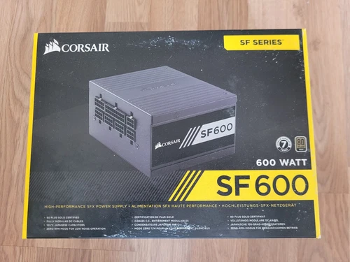 Corsair SF600 Gold 600W SFX PC Power Supply Black