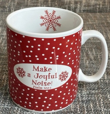 Holiday Themed ''Make a Joyful Noise!'' 28oz Ceramic Mug