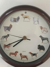 Sangtai 6168 Musical Birds Singing Clock Quartz Wall Mounted Tested/Works Brown