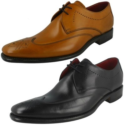 Herren Loake Brogue Schnürschuhe Aus Leder - Stich