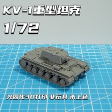 3D-Printed 1/72 Soviet Kv-1 Heavy Tank Unpainted Model Kit