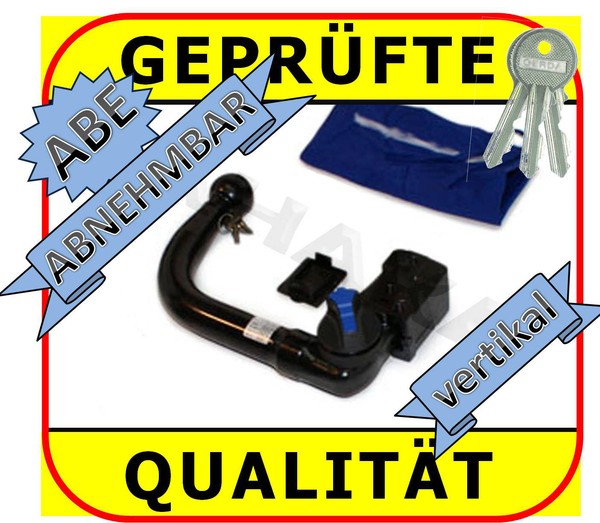 AHK Abnehmbar ABE FüR VW Passat Variant C3 05-10 AnhäNgerkupplung Kombi Vertikal-image
