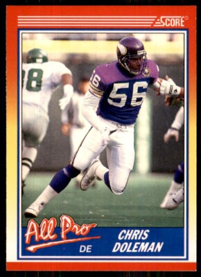 1990 Score All Pro Chris Doleman Minnesota Vikings #575 NFL