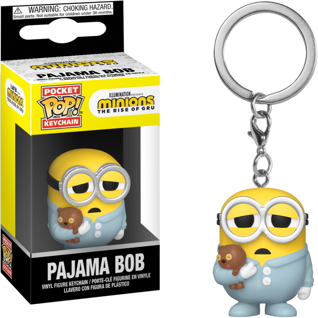 Minions II Pocket POP! Vinyl Keychain Pajama Bob 4 cm
