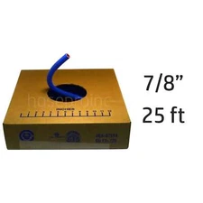 25 ft 7/8" ID FlexFab Silicone Heater Hose 5526 Blue 22mm 350F Radiator Coolant