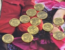 ENGLISH  SET OF 12 GOLD COINS 22KT,EDWARD VII 1906-,GEORGE  & ELIZABETH ,95.9O G