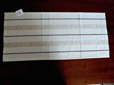 Sander Tischdecken Neutral NELSON, Fb.19 Tischläufer 38x85 cm Hellbeige Braun