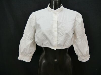 Size 46 dirndl blouse sweet blouse for dirndl Bavaria cotton with lace B9280
