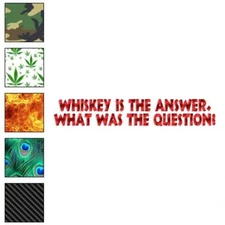 Whiskey Answer What Question, Vinyl Decal Sticker, 40 Patterns & 3 Sizes, #4141