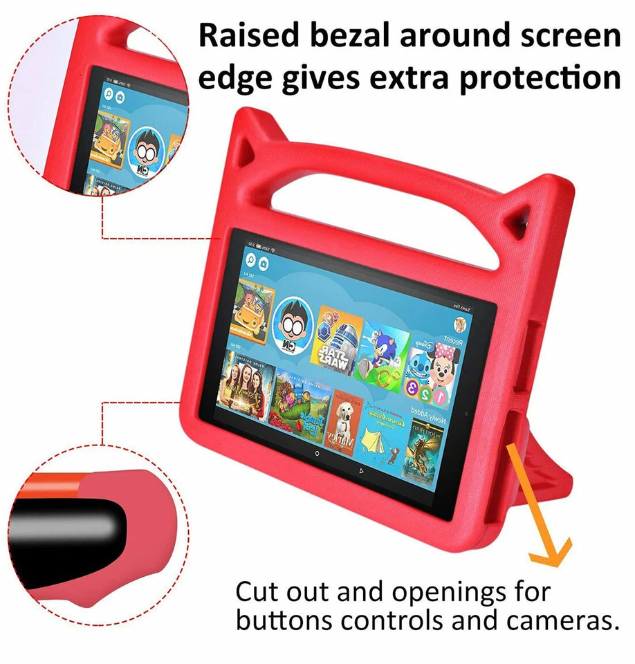 Case For Amazon Fire HD 10 Inch 13th Gen 2023 Kids EVA Handle Case Cover Stand - Image 3 of 3