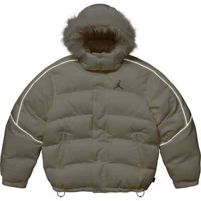 Supreme x Jordan Puffer Jacket 3colors Black Sail Navy FW24 Supreme x Jordan Puffer Jacket 3colors Black Sail Navy FW24