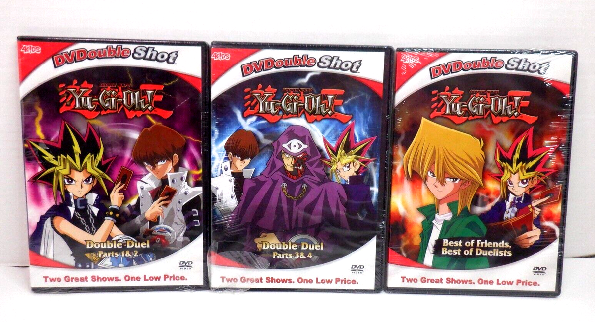 Yu Gi Oh DVD Double Shot Double Duel Parts 1-4 & Best Friends Best