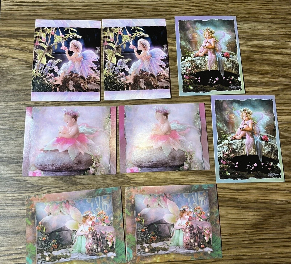 Woodland Fairies Lisa Jane Greeted Cards 8 with Envelope Leanin Tree USA - Image 4 of 4