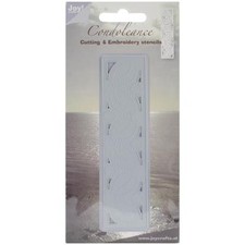 Scrapbooking Crafts Embrodiery Embossing Cutting Die Leaves Pattern Joy