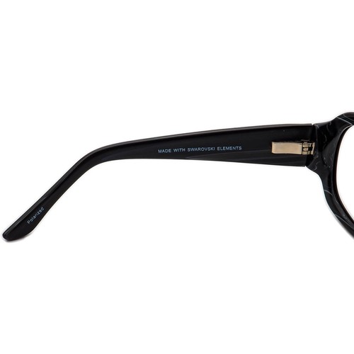 Jimmy Crystal Sunglasses Frame Only GL825 C01 Swarovski Elements Black Oval 56mm - 第 8/10 張圖片
