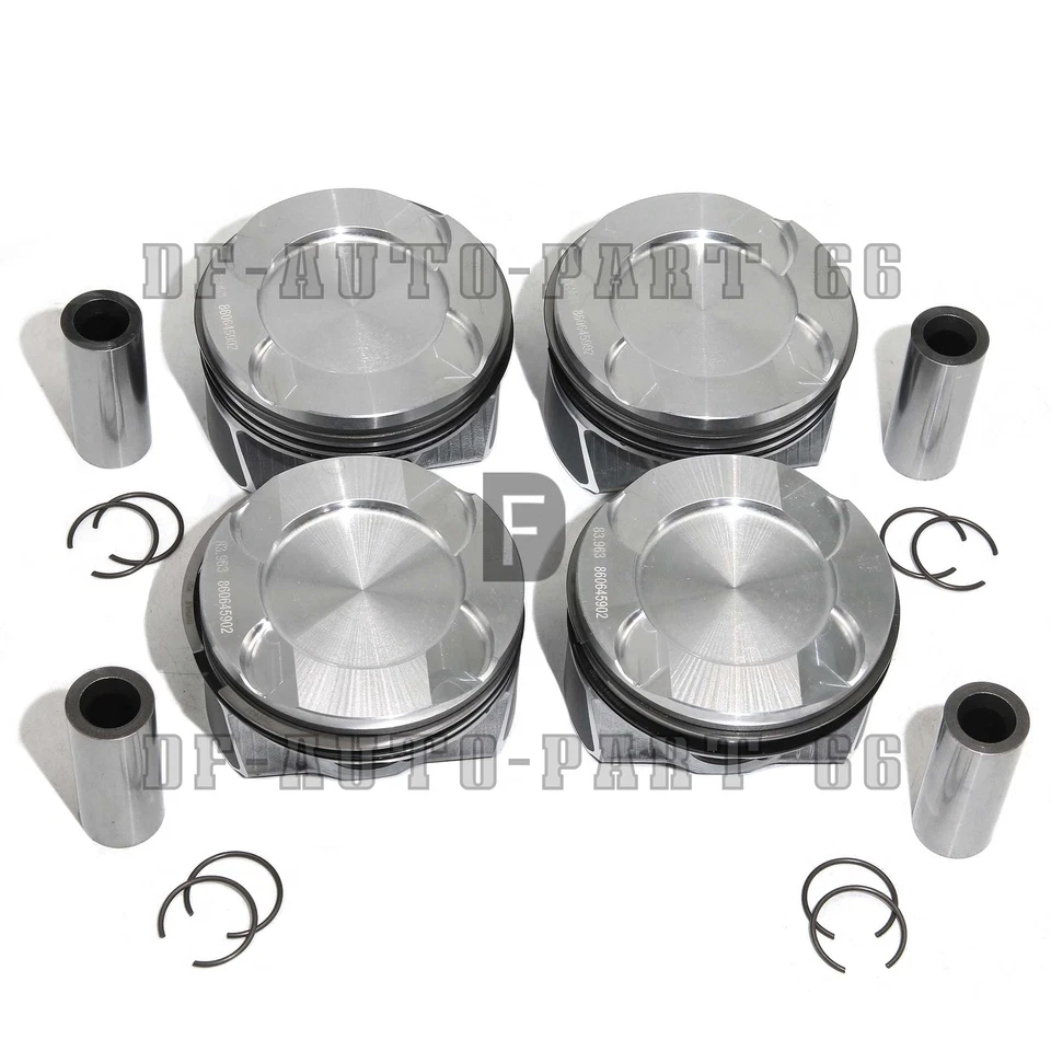 4x Anillos de pistones Φ84 mm / CR 10:1 para BMW 328i 428i 528i X3 F30 F10 N20B20A 2.0T Foto 2 de 4