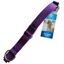 PetSafe Martingale Collar Purple Medium No Slip 1" x 10-16" Safer Than A Choke