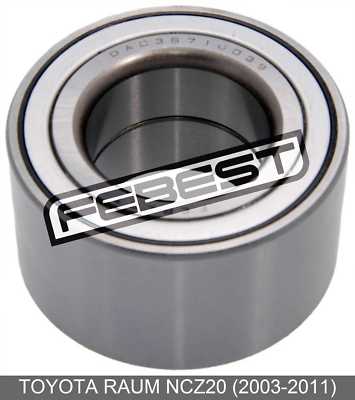 Front Wheel Bearing 38X71X39 For Toyota Raum Ncz20 (2003-2011) | eBay