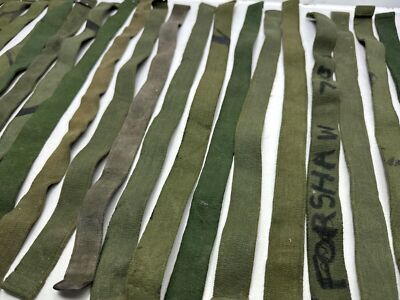 Original WW2 British Army Mk3/Mk4 Elasticated Helmet Chinstrap Useable 385347209856 - Foto 11