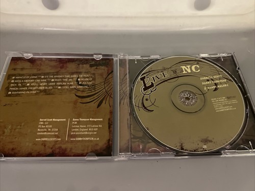 DARRELL SCOTT - Live In NC CD case is scratched CD very good - Picture 3 of 3