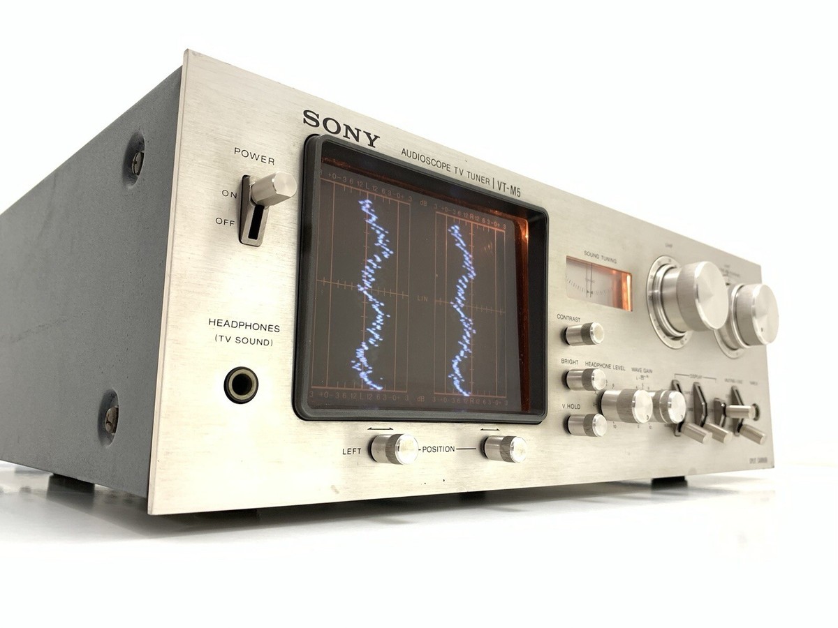 Sony Audio Scope Tv Tuner Vt-M5 Hi End Vintage 1977 Rare Sony Audio Scope Tv Tuner Vt-M5 Hi End Vintage 1977 Rare
