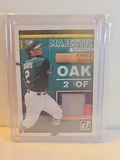 2019 Donruss Baseball Majestic Materials Khris Davis