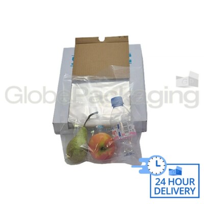 2000 x SCHWERLAST 8x10'' KLAR POLYETHYLEN LEBENSMITTELVERWENDUNG ZUGELASSEN BEUTEL * 200 STÄRKE * 24 STUNDEN