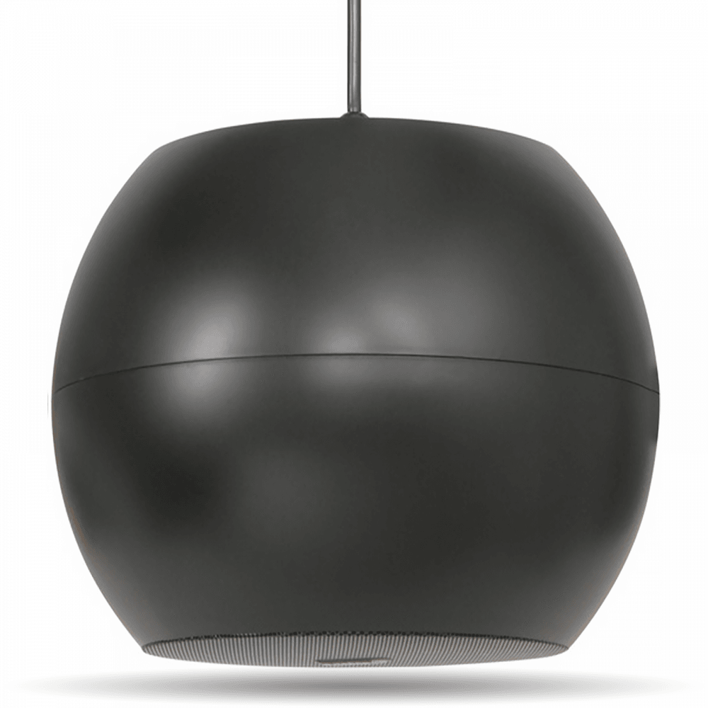 PS Series Pendant Speaker 16.5cm 6.5"" in Black Dispersion Spheroid Commercial