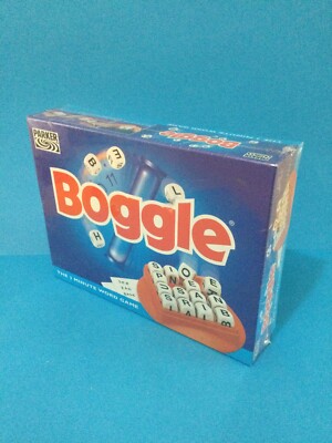 VINTAGE BOGGLE DAS 3 MINUTEN WORTSPIEL NEU PARKER NOCH VERSIEGELT
