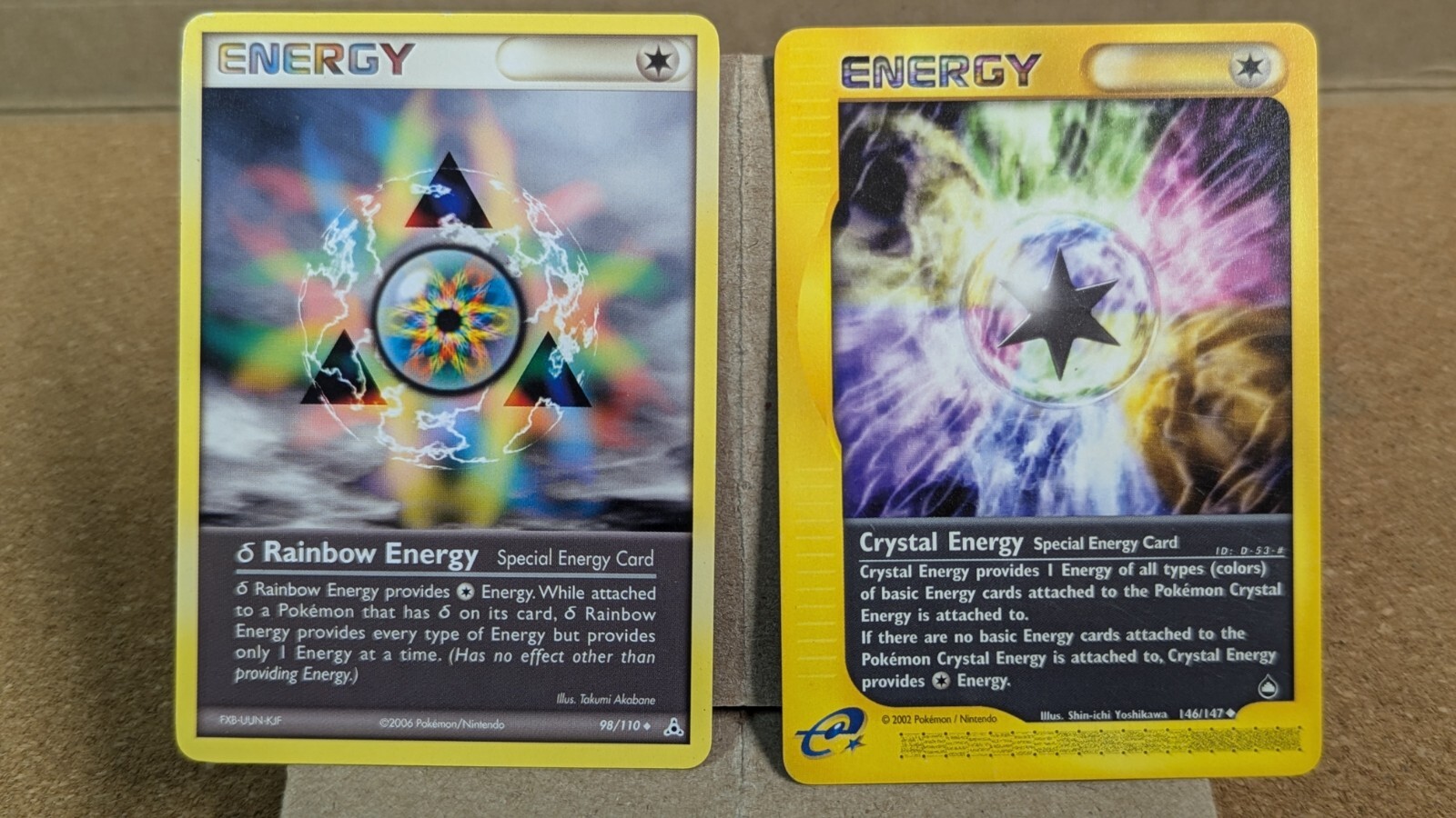 Crystal Energy 146/147 & Rainbow Energy 98/110 Aquapolis Regular 