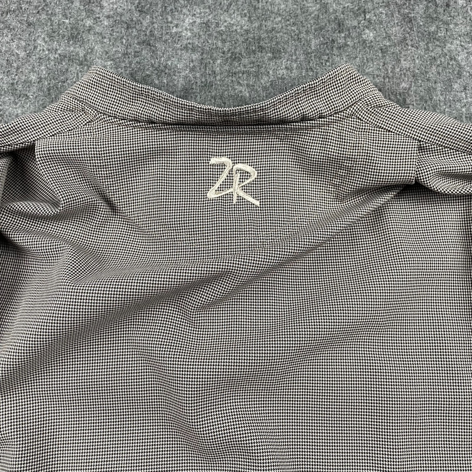 Zero Restriction Pullover Men M Brown Snap Puppys… - image 15